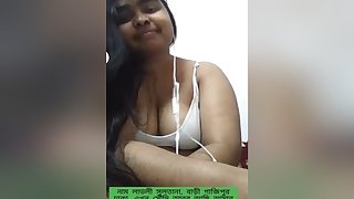 Today Exclusive- Sexy Desi Girl Showing Her Boob And Pussy Part 2